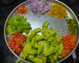 A picture of step 1 of Avocado salad.