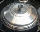 A picture of step 8 of Sabbasige Soppina Akki Rotti l Rice Roti with Dill Leaves.