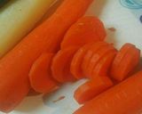 A picture of step 1 of Cream Cheese and Carrot Soup.