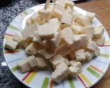 Foto del paso 2 de la receta: Puré de papas dos quesos con jamón y verdeo