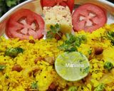 A picture of step 8 of Kanda Batata Poha (Maharashtrian Breakfast).