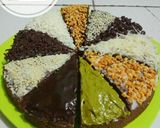 Foto langkah ke 7 dari resep Cake Pizza ala Jimblem Cake.