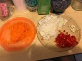 Arroz al azafrán con pollo