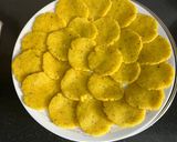 A picture of step 3 of Jodhpur Special Yellow Mathri.