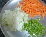 A picture of step 3 of Chinese Lifafa Paratha.