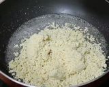 A picture of step 4 of Rose kaju katli.