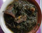 Ugu and okazi soup recipe step 2 photo