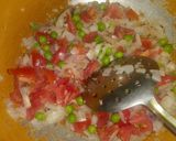 A picture of step 1 of Malai matar.
