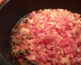 Foto del paso 6 de la receta: Bacalao al ajillo con salsa de tomate y pinchitos de tomate
