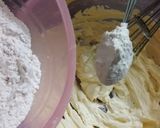 A picture of step 3 of Red Velvet Butter Cookie Roses Eggless.