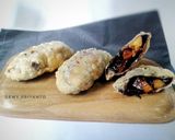 Foto langkah ke 3 dari resep Pastel pisang coklat.