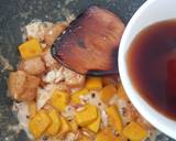 Pumpkin dry tofu with salted egg recipe step 2 photo