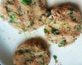 A picture of step 6 of Bread pottao heart cutlet.