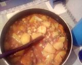 A picture of step 5 of Githeri#themechallenge.
