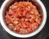 टोमेटो चाट(tomato chaat recipe in hindi) रेसिपी चरण 1 फोटो