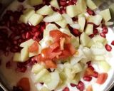 A picture of step 1 of Custard fruits.