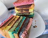Foto del paso 20 de la receta: Bizcocho arcoíris saludable