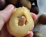 Gambar langkah 3 resipi Air Tebu Longan Selasih.