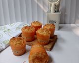 Foto langkah ke 6 dari resep Muffin Keju Super Moist (Metode Vla / Tanpa Mixer).