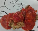 Foto del paso 7 de la receta: Tortitas de ejotes con salsa de jitomate express