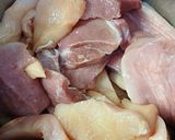 Hình bước làm 1 của món Ruốc (chà bông) gà, heo