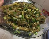 Hình bước làm 4 của món Cà tím nướng mỡ hành