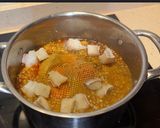 Foto del paso 7 de la receta: Lentejas con bacalao