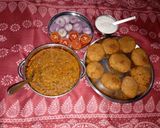 A picture of step 9 of Stuffed bati.