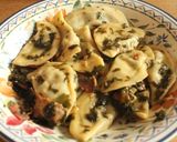 Foto del paso 17 de la receta: Agnolottis 2, al aglio olio y apancetados