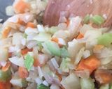 A picture of step 1 of Green Vegetable Paella 🌱🌿.