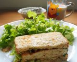 รูปขั้นตอนการทำที่ 3 ของ แซนวิชแฮมเบิร์กไก่