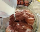 Foto langkah ke 2 dari resep Cake Cokelat Lembut dari Roti Tawar.