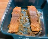 Une image de l'étape 9 de Saumon au miso, coriandre et sésame.
