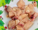 Hình bước làm 1 của món Gà sốt bắp + rau, củ, quả nướng keto