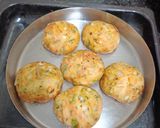 A picture of step 6 of Khara Buns, Iyengar Bakery Style.