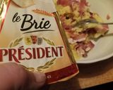 A picture of step 2 of Potato, speck and brie pie.