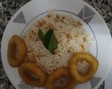 Foto del paso 9 de la receta: Arroz almendrado con anillos de calamar rebozados