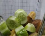 Green smoothies (selada, pisang, timun) langkah memasak 2 foto