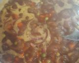 A picture of step 1 of Small vegetable rice with grilled meat souce da mango juice.