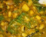 A picture of step 5 of Sweet potato and beans porridge.