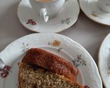 A picture of step 6 of Banana Cake with poppy seeds.