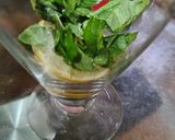 A picture of step 2 of Mulberry Mojito.