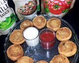 A picture of step 11 of Pin wheels samosa.