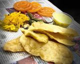 A picture of step 16 of Fafda jalebi.