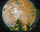 A picture of step 2 of Kadhi pakodi.