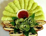 Hình bước làm 5 của món Bánh hỏi vịt quay chay!