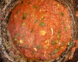 A picture of step 4 of White rice and gizdodo sauce.