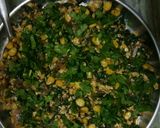 A picture of step 6 of Spinach Corn Bharta.