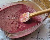 Gambar langkah 9 resipi Kek Beetroot Madu Coklat.