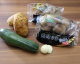 韓式菇菇麵片湯的食譜步驟1照片